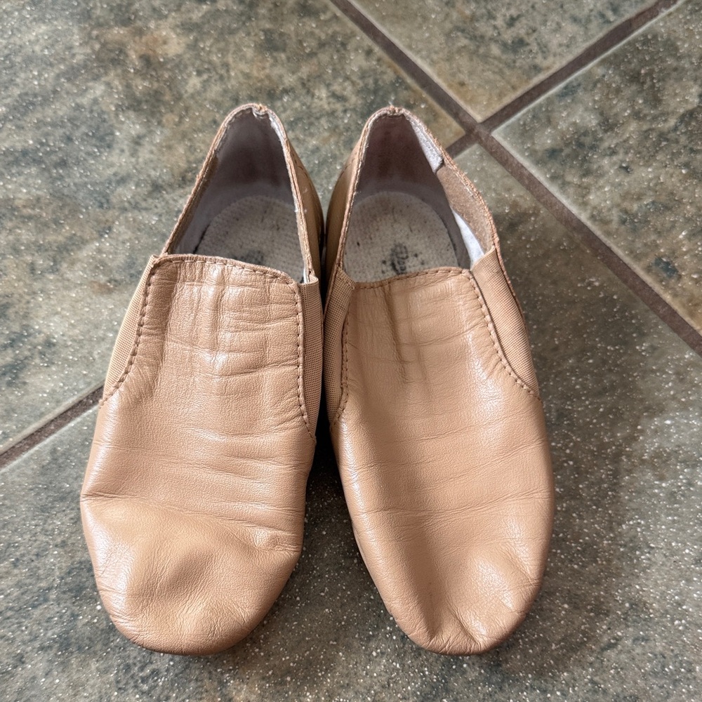 Classic Tan Kids Slip-On Loafers